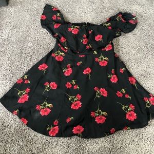 Salsa dress off the shoulder ruffle